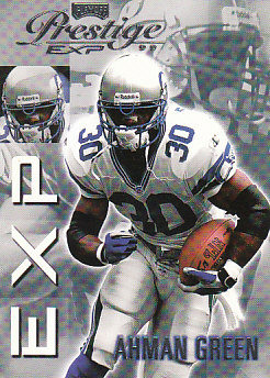 Ahman Green Seattle Seahawks 1999 Playoff Prestige EXP NFL #EX077
